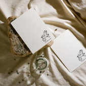 Cute Stork Baby Shower Thank You Rubberstempel