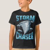Cute Storm Chaser Severe Weather Tornado geobsedee T-shirt (Voorkant)