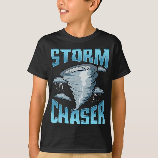 Cute Storm Chaser Severe Weather Tornado geobsedee T-shirt (Voorkant)