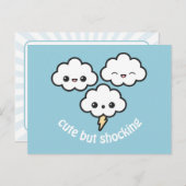 Cute Storm Clouds Briefkaart (Voorkant / Achterkant)