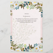 Cute Storytime Bunny baby shower Gender onthulling (Achterkant)