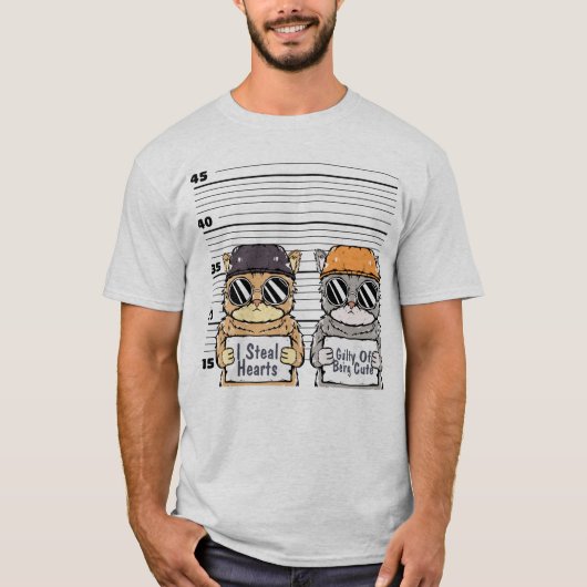 Cute Strafkats T-Shirt (Voorkant)