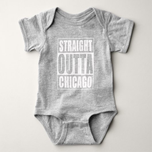 Cute Straight Outta Chicago Tanktop (Voorkant)