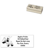 Cute strand buggy offroad voertuig cartoon rubberstempel (Gestempeld)