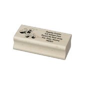 Cute strand buggy offroad voertuig cartoon rubberstempel (Stempel)