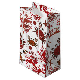 Cute strand crab patroontas klein cadeauzakje