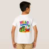 🏖️ Cute strand dier ontwerp voor kinderen 🐢 T-shirt (Achterkant volledig)