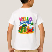 🏖️ Cute strand dier ontwerp voor kinderen 🐢 T-shirt (Achterkant)
