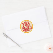 Cute strand tiki party sticker (Envelop)