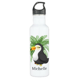 Cute strand toucan add name waterfles 