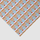 Cute Strawberry Bun Pattern Tissuepapier (Detail)