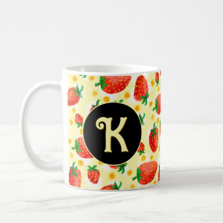 Cute Strawberry Coffee Mok