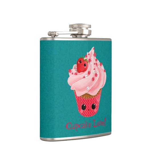 Cute Strawberry Cupcake Heupfles (Rechts)