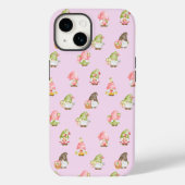 Cute Strawberry Fruit Scandinavian Gnomes Case-Mate iPhone Case (Achterkant)