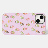 Cute Strawberry Fruit Scandinavian Gnomes Case-Mate iPhone Case (Achterkant (horizontaal))