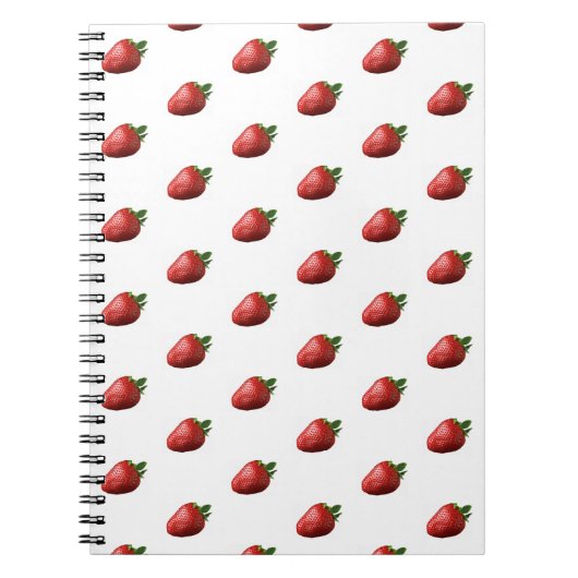 Cute Strawberry Fruit Spiral Notebook  Notitieboek (Voorkant)