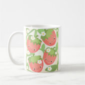 Cute Strawberry Garden  Koffiemok (Links)