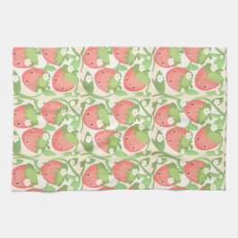 Cute Strawberry Garden  Theedoek