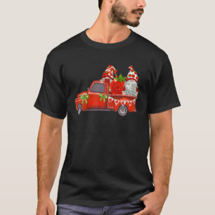 Cute Strawberry Gnomes Truck Summer Fruit Strawber T-shirt