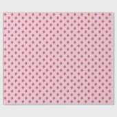 Cute Strawberry Kawaii Berry Sweet Cadeaupapier (Vlak)
