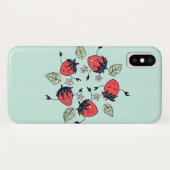 Cute Strawberry Kawaii Fruit Case-Mate iPhone Case (Achterkant (horizontaal))