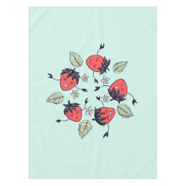 Cute Strawberry Kawaii Fruit Tafelkleed