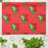 Cute Strawberry Kitchen Towel Theedoek (Gevouwen)