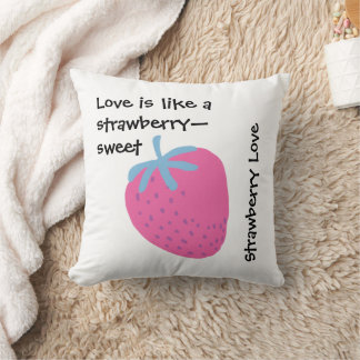 Cute Strawberry Love – Valentine’s Day Kussen