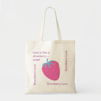 Cute Strawberry Love – Valentine’s Day Tote Bag