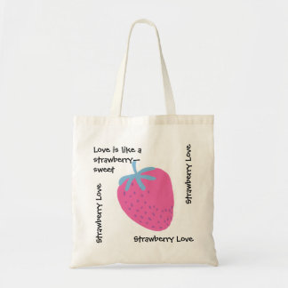 Cute Strawberry Love – Valentine’s Day Tote Bag