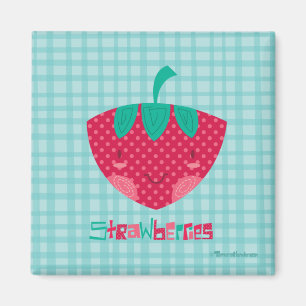 Cute Strawberry Magneet