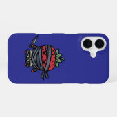 Cute Strawberry Ninja Assassin Japanese Pop Art iPhone 16 Hoesje (Achterkant horizontaal)