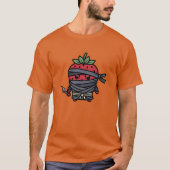 Cute Strawberry Ninja Assassin Japanese Pop Art T-shirt (Voorkant)