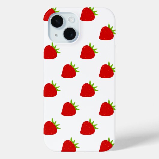 Cute Strawberry Pattern | Case-Mate iPhone Case (Achterkant)