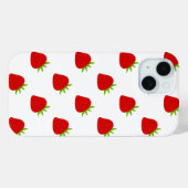 Cute Strawberry Pattern | Case-Mate iPhone Case (Achterkant (horizontaal))