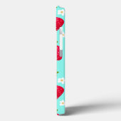 Cute Strawberry Pattern Case-Mate iPhone Case (Achterkant / Links)