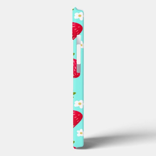 Cute Strawberry Pattern Case-Mate iPhone Case (Achterkant / Links)