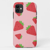 Cute Strawberry Pattern Case-Mate iPhone Case (Achterkant)