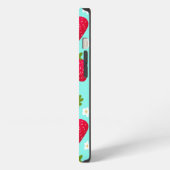 Cute Strawberry Pattern iPhone Hoesje (Linkerkant)