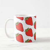Cute Strawberry Pattern Koffiemok (Links)