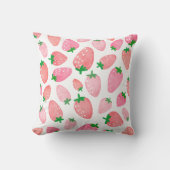 Cute Strawberry Pattern Kussen (Voorkant)