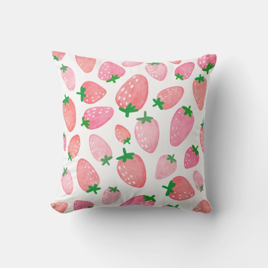Cute Strawberry Pattern Kussen (Voorkant)