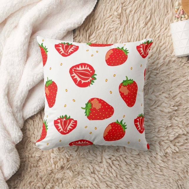 Cute Strawberry Pattern Kussen (Deken)