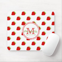 Cute Strawberry Pattern Muismat