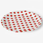 Cute Strawberry Pattern Papieren Bordje (Gekanteld)