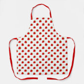 Cute Strawberry Pattern Schort (Voorkant)