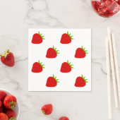 Cute Strawberry Pattern Servet (Insitu)