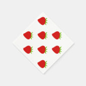 Cute Strawberry Pattern Servet (Hoek)