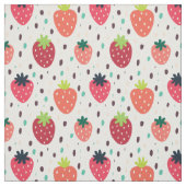 Cute Strawberry Pattern Stof (Swatch)