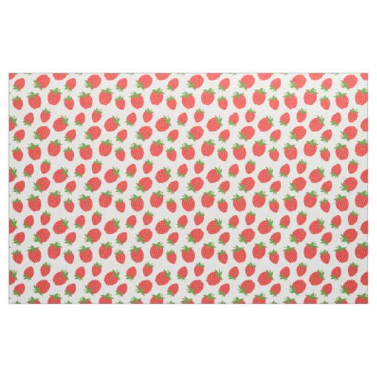Cute Strawberry Pattern Stof (Fat Quarter)